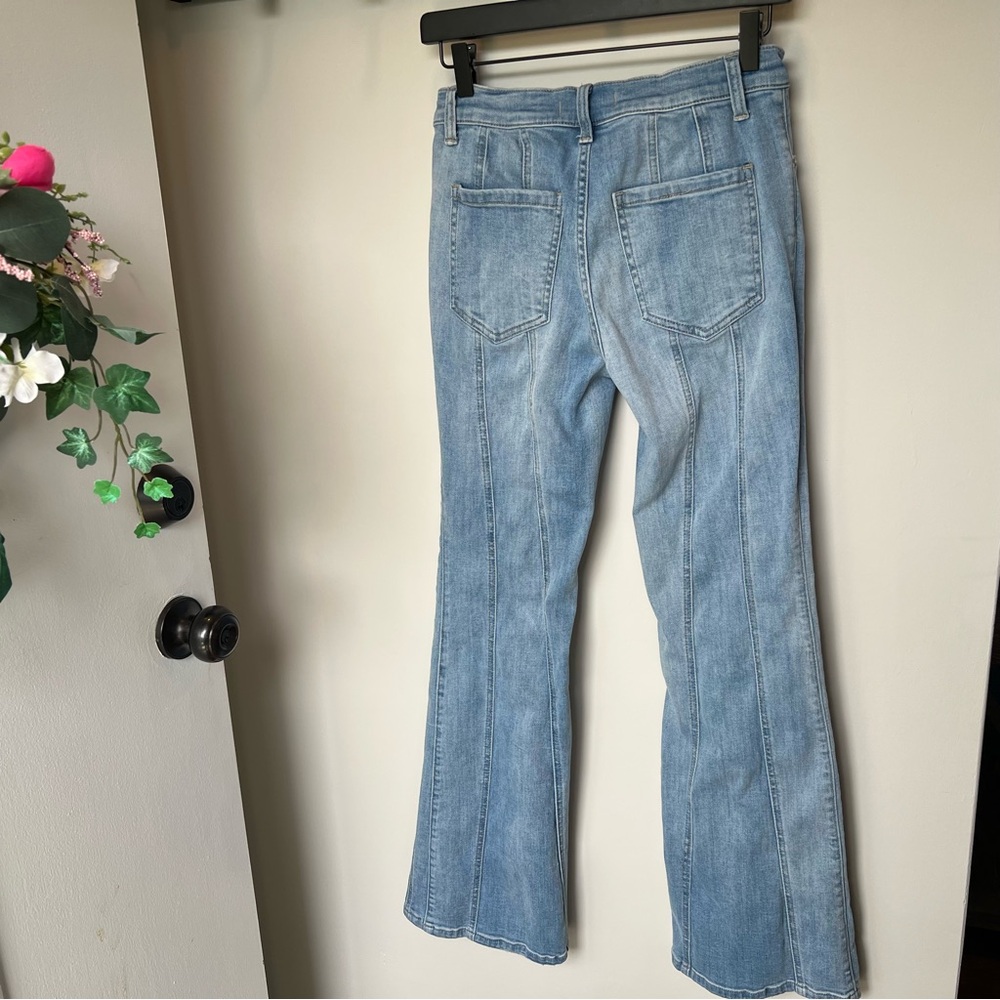 Free People Women's So Many Seams Flare Jeans - size 27 - Picture 11 of 11